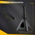 COSTWAY Metalni stalci za dizanje automobila 6 t (13.000 lbs) podesiva visina 14-23"